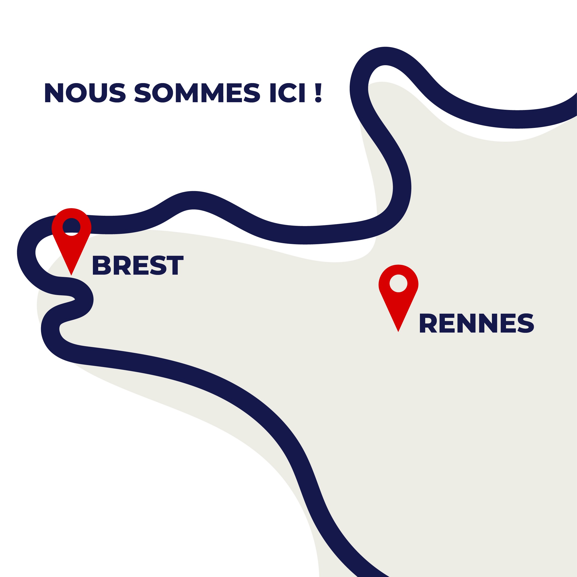 Plan de travail 10 Carte des centres de formation en bretagne à Brest et Rennes