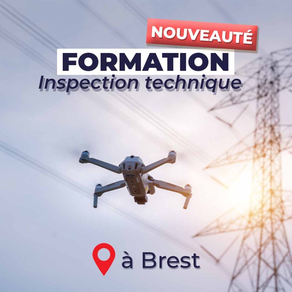formation inspection technique par drone à brest, centre de formation drone result